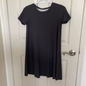 Forever 21 gray open back dress